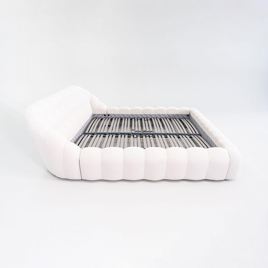 2023 Sacha Lakic for Roche Bobois King Size Bubble Bed in Tissue Orsetto Flex For Sale 2
