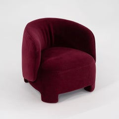 2023 Sebastian Herkner for Ligne Roset Taru Armchair in Gentle Bordeaux