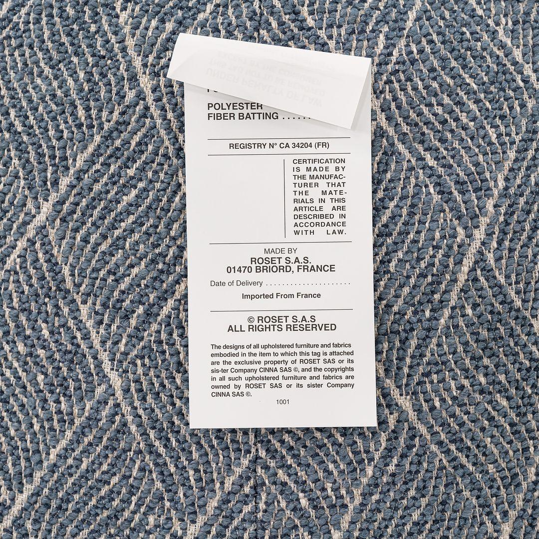 2023 Sebastian Herkner für Ligne Roset Taru Loungesessel in Erpi Bleu-Stoff im Angebot 3