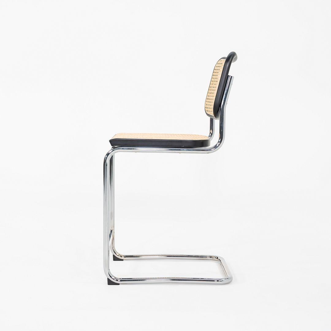 Modern 2023 Set of Three Cesca Counter Stools by Marcel Breuer for Knoll Ebonized Beech