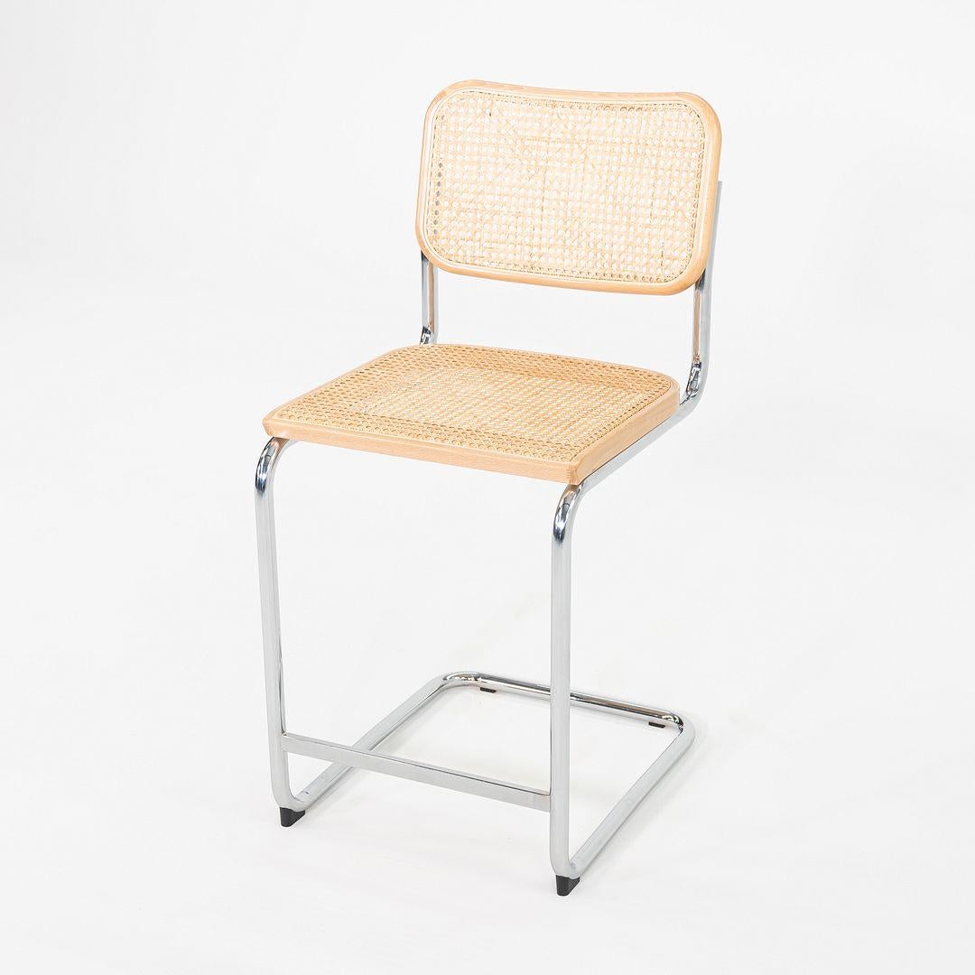 2023 Set di tre sgabelli da banco Cesca di Marcel Breuer per Knoll in Beeche 4