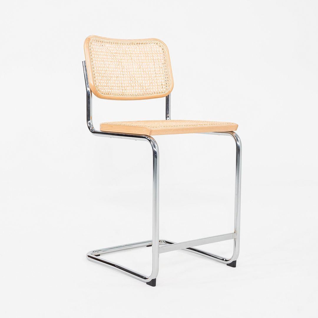 2023 Set di tre sgabelli da banco Cesca di Marcel Breuer per Knoll in Beeche In condizioni ottime a Philadelphia, PA