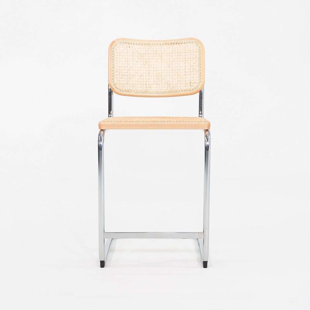 2023 Set di tre sgabelli da banco Cesca di Marcel Breuer per Knoll in Beeche 2