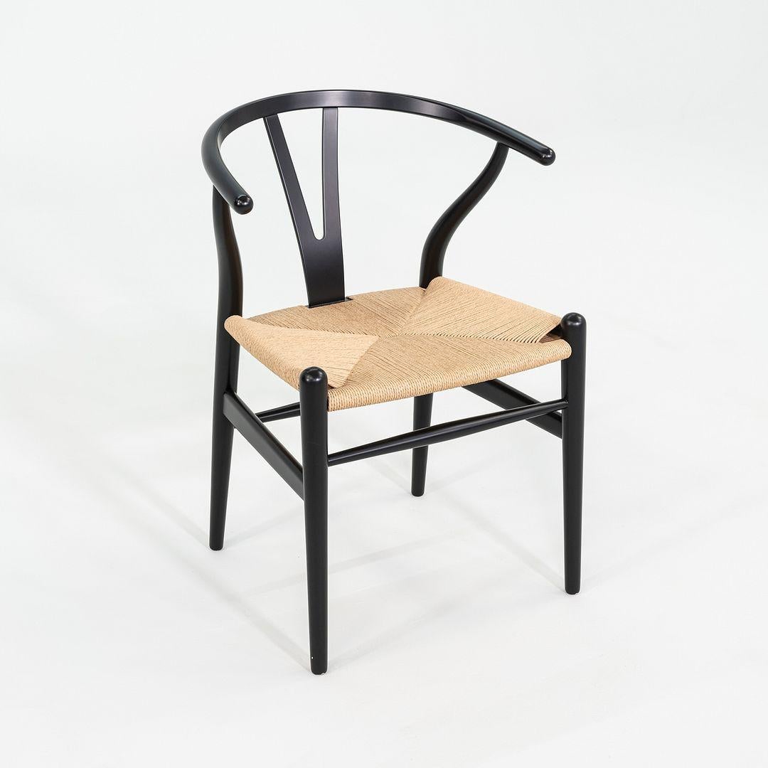2023 Set di tre poltrone da pranzo Hans Wegner per Carl Hansen CH24 Wishbone in vendita 3