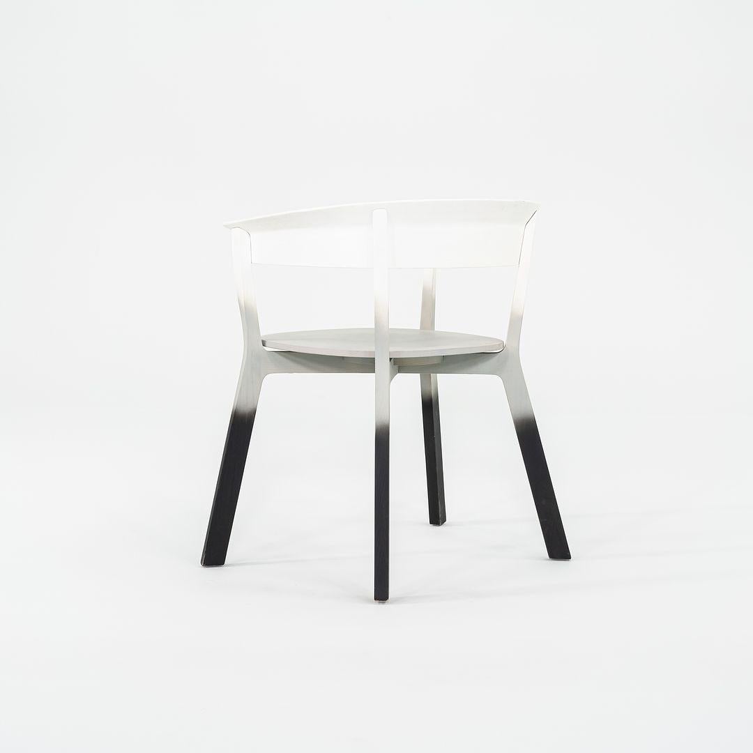 2023 Werner Aisslinger for Moroso Wood Bikini Chair Blur Effect White Black Wood For Sale 5