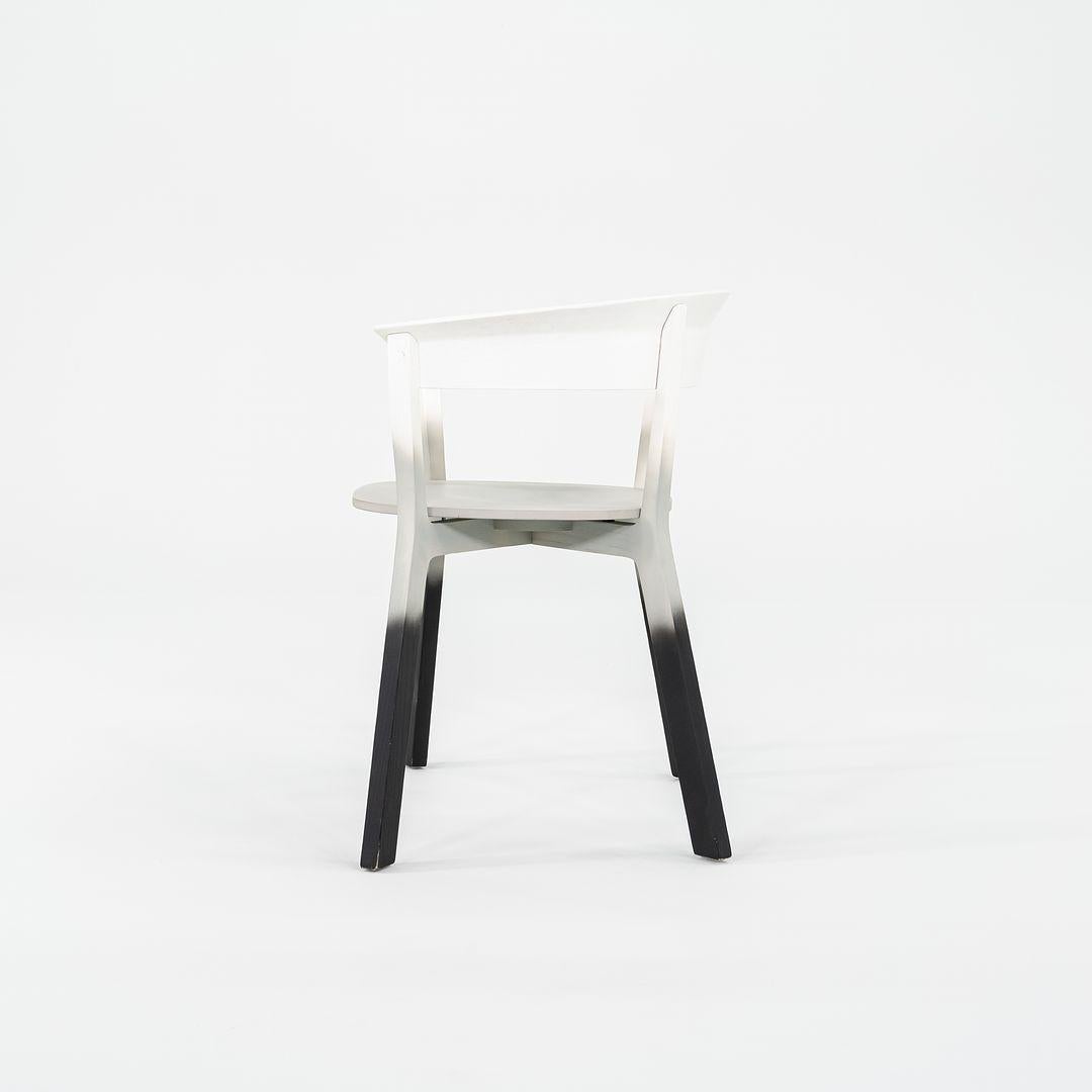2023 Werner Aisslinger for Moroso Wood Bikini Chair Blur Effect White Black Wood For Sale 2