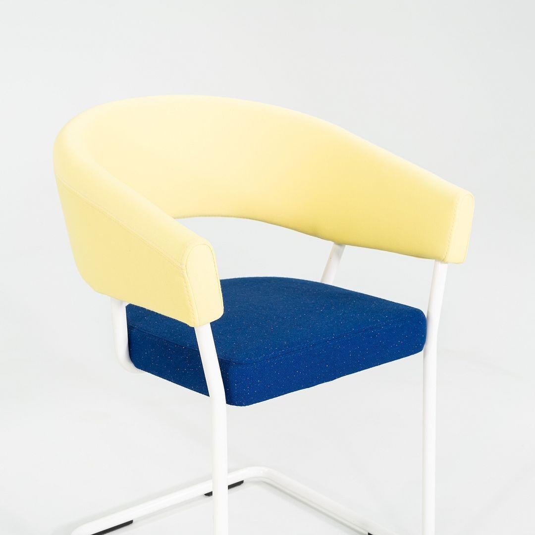 2023 Sillón de comedor Wolfgang Hartauer para Tecta D9 en tejido amarillo / azul en venta 4