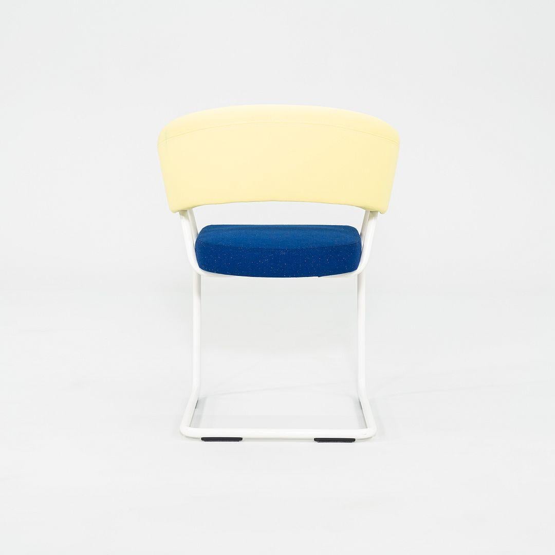 2023 Sillón de comedor Wolfgang Hartauer para Tecta D9 en tejido amarillo / azul Siglo XXI y contemporáneo en venta