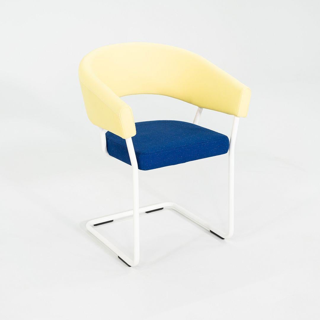 2023 Sillón de comedor Wolfgang Hartauer para Tecta D9 en tejido amarillo / azul en venta 1
