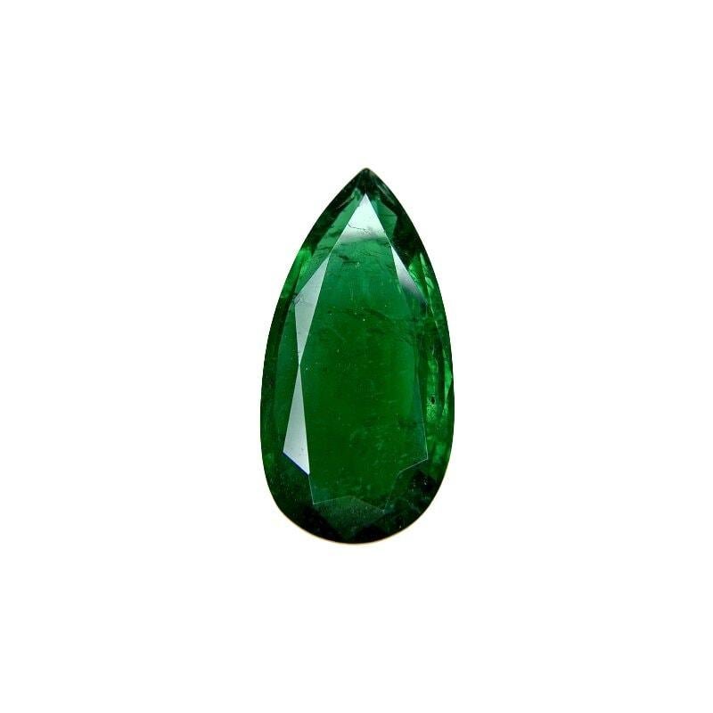 emerald pear shaped necklace