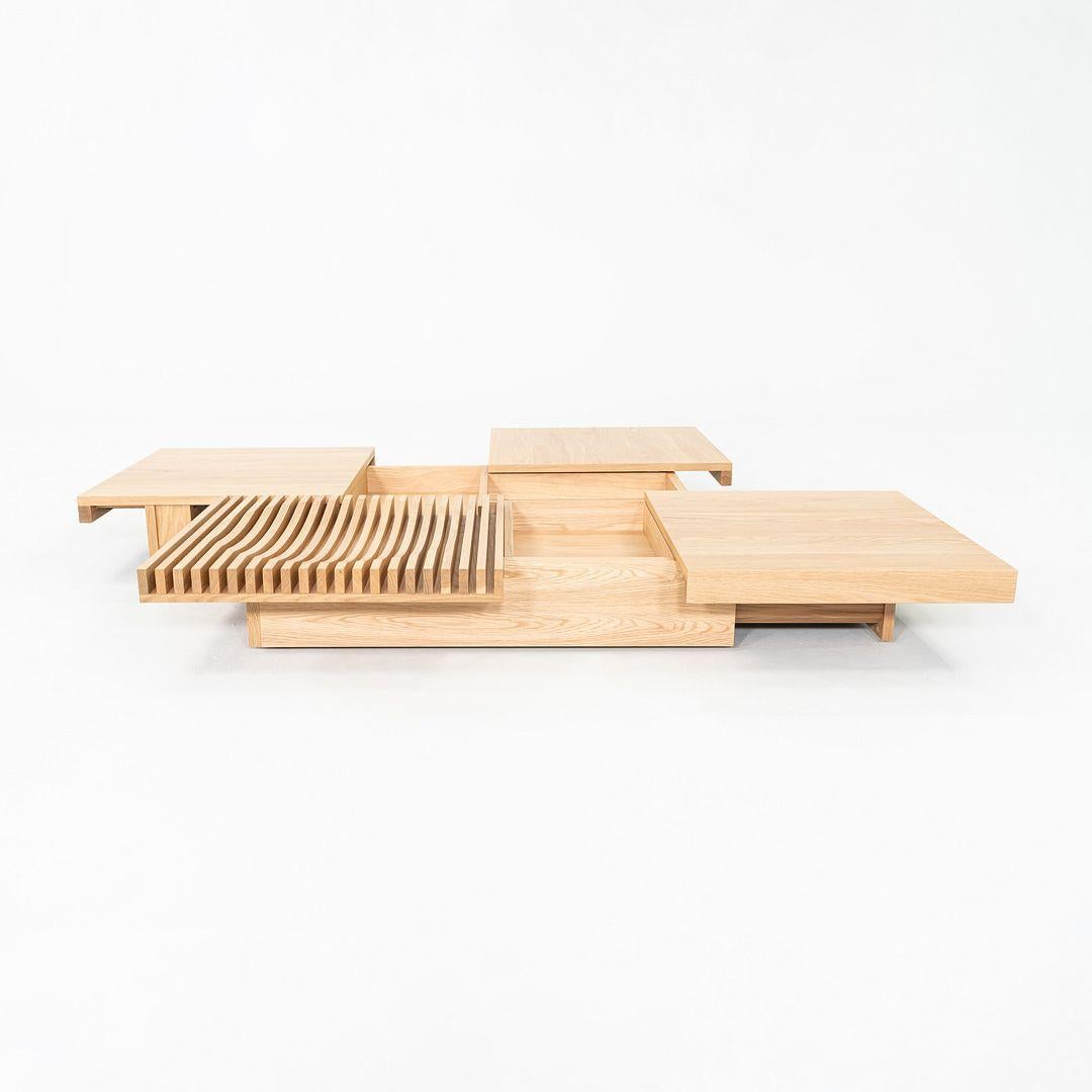 2024 Atilla Kuzu for CondeHouse Barringer Slide Coffee Table in Japanese Oak For Sale 2