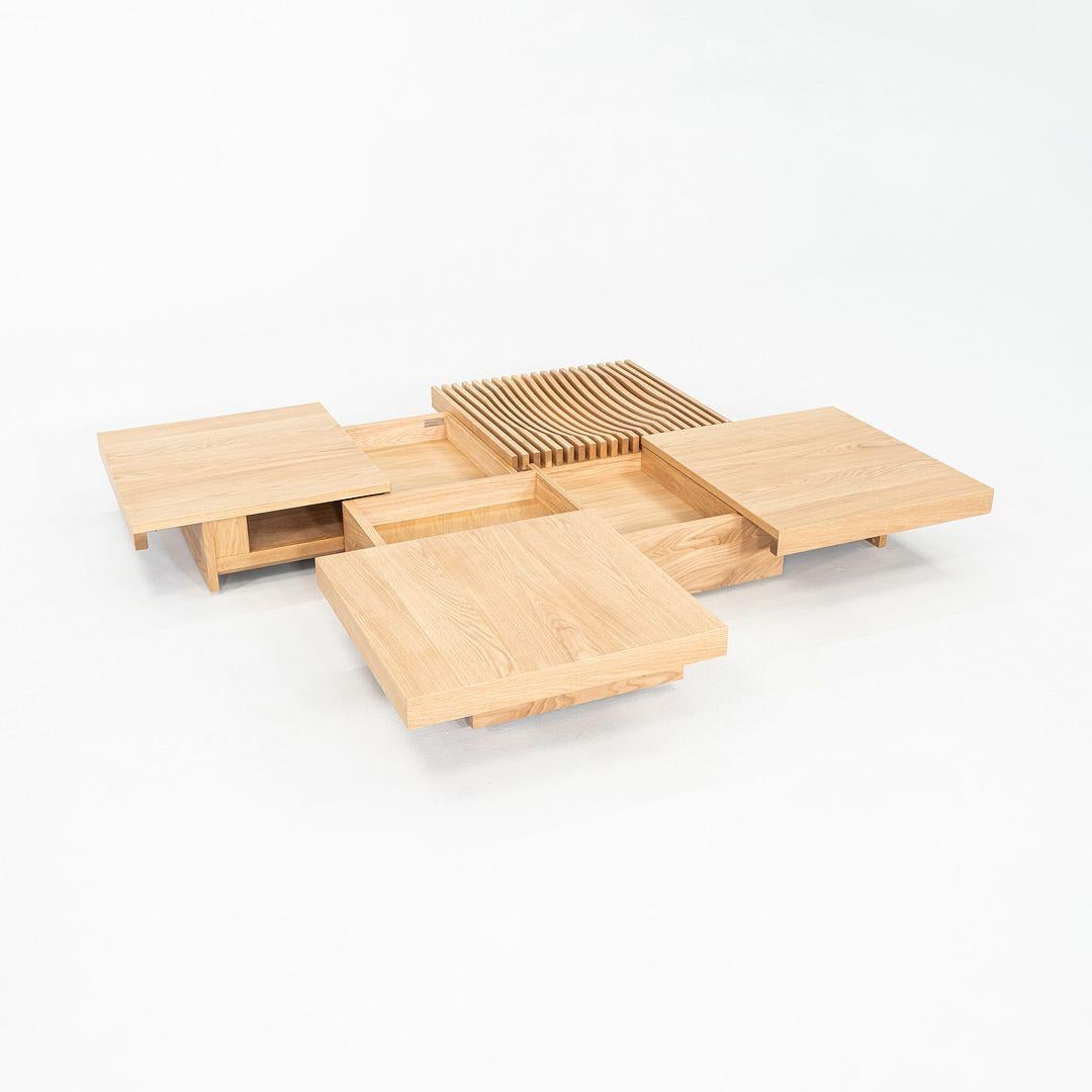 2024 Atilla Kuzu for CondeHouse Barringer Slide Coffee Table in Japanese Oak For Sale 4