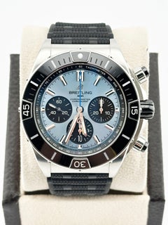 2024 Breitling Chronomat B01 PB0136 44mm Azul Hielo Acero Inoxidable Caja Papel