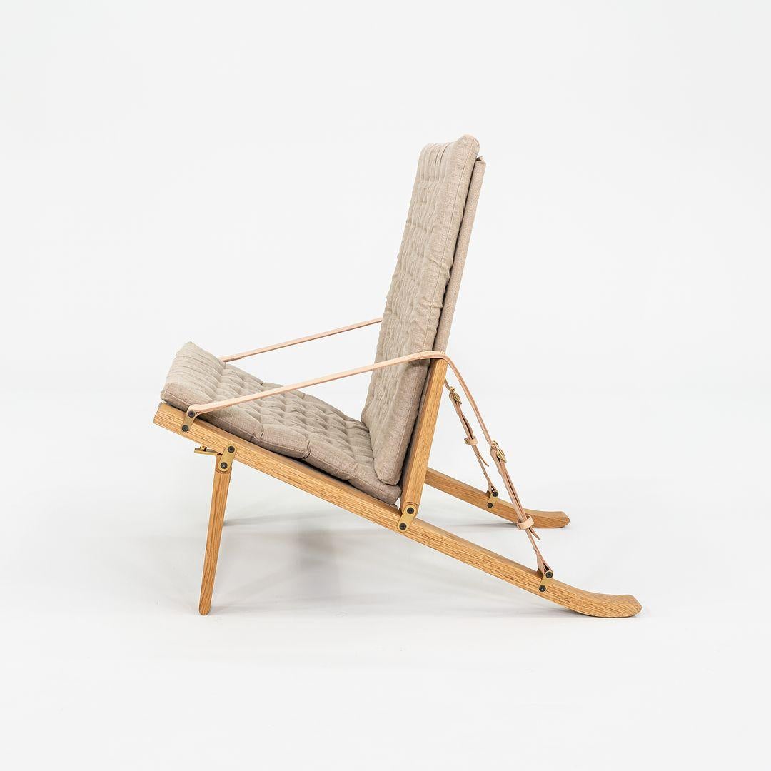 Modern 2024 Carl Hansen FK11 Folding Adjustable Lounge Chair by Fabricius and Kastholm For Sale