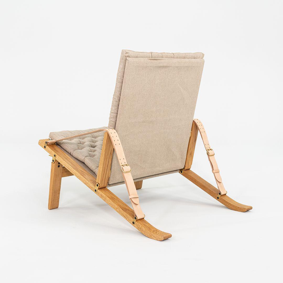 Danish 2024 Carl Hansen FK11 Folding Adjustable Lounge Chair by Fabricius and Kastholm For Sale
