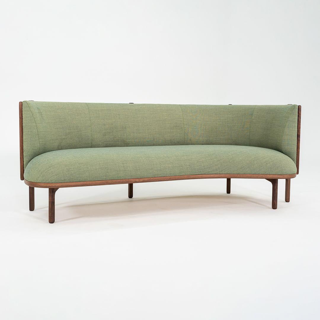 2024 Carl Hansen RF 1903R Sideways Sofa by Rikke Frost Walnut w/ Kvadrat Fabric For Sale 3
