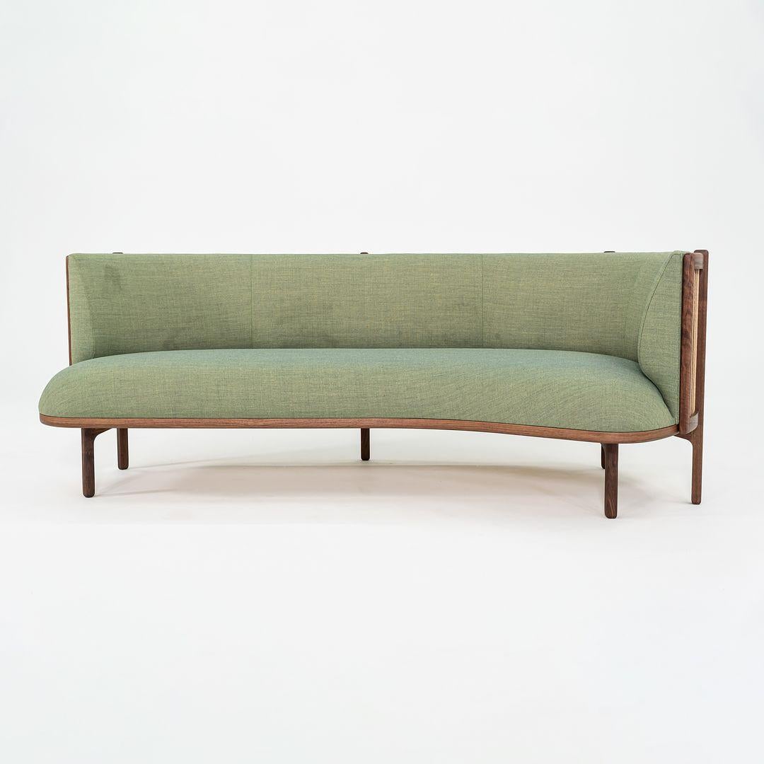 2024 Carl Hansen RF 1903R Sideways Sofa by Rikke Frost Walnut w/ Kvadrat Fabric For Sale 4