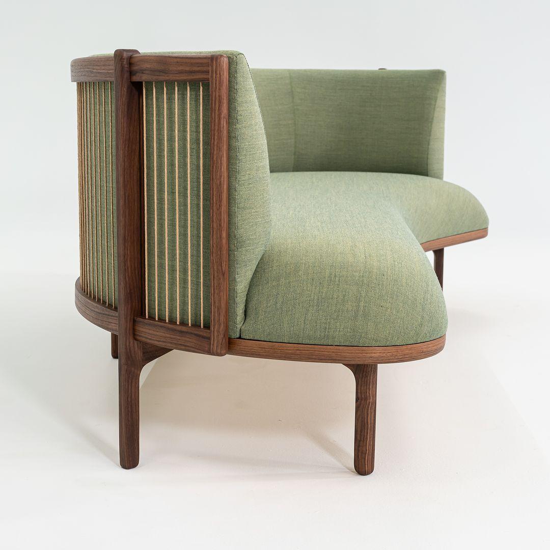 Modern 2024 Carl Hansen RF 1903R Sideways Sofa by Rikke Frost Walnut w/ Kvadrat Fabric For Sale
