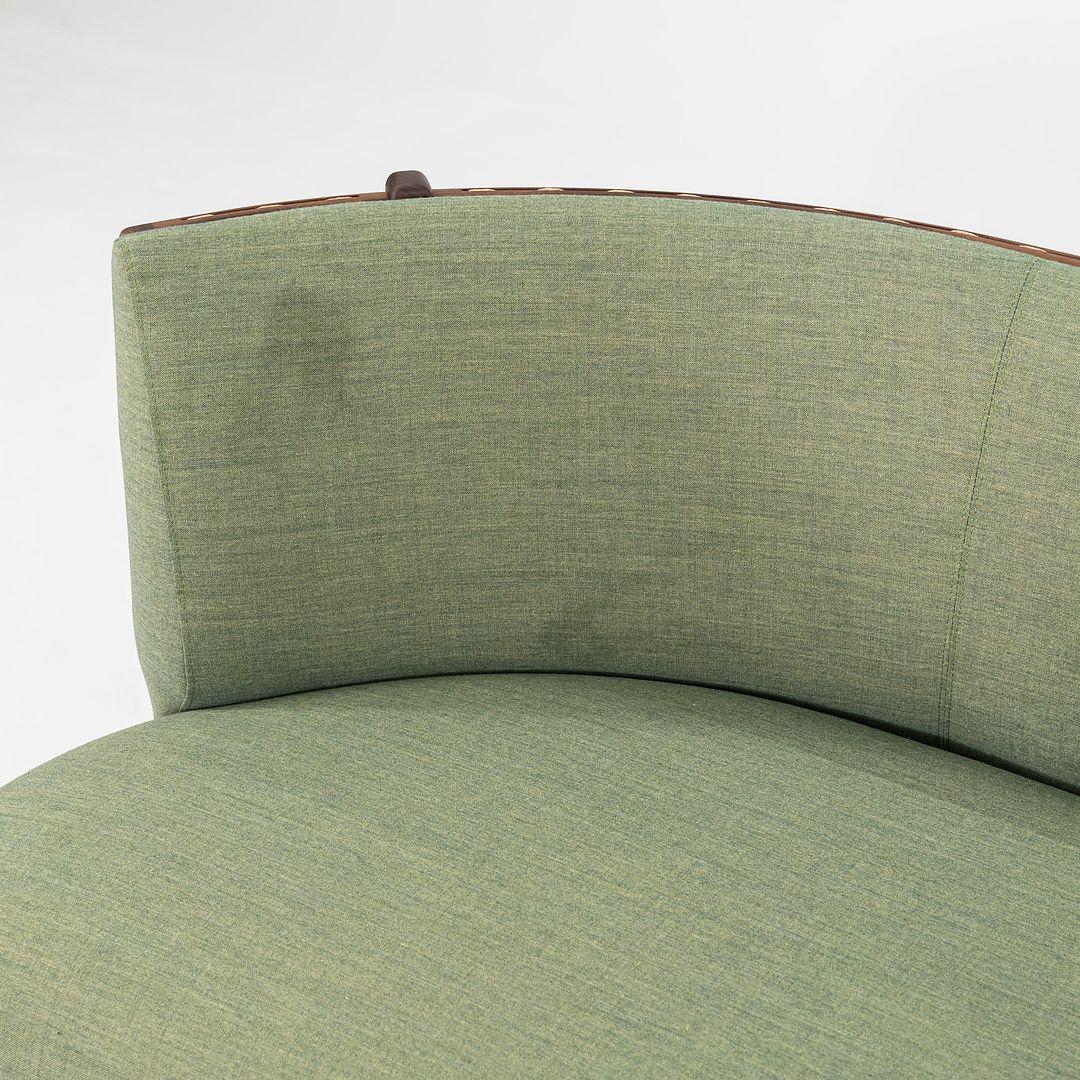 2024 Carl Hansen RF 1903R Sideways Sofa by Rikke Frost Walnut w/ Kvadrat Fabric In Good Condition For Sale In Philadelphia, PA
