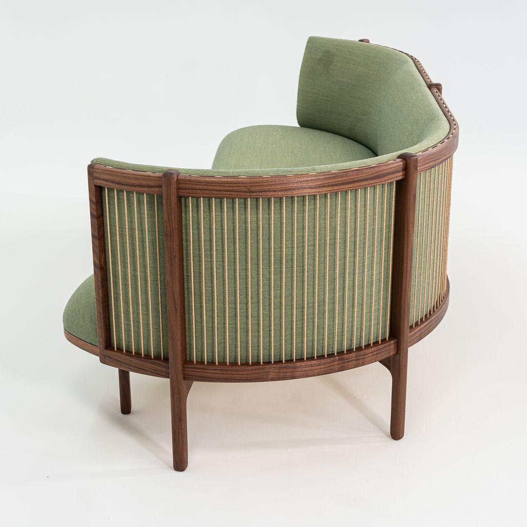 Wood 2024 Carl Hansen RF 1903R Sideways Sofa by Rikke Frost Walnut w/ Kvadrat Fabric For Sale