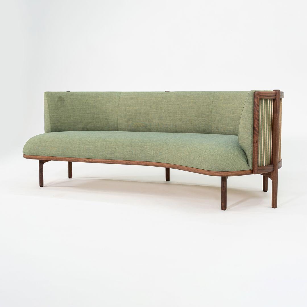 2024 Carl Hansen RF 1903R Sideways Sofa by Rikke Frost Walnut w/ Kvadrat Fabric For Sale 1