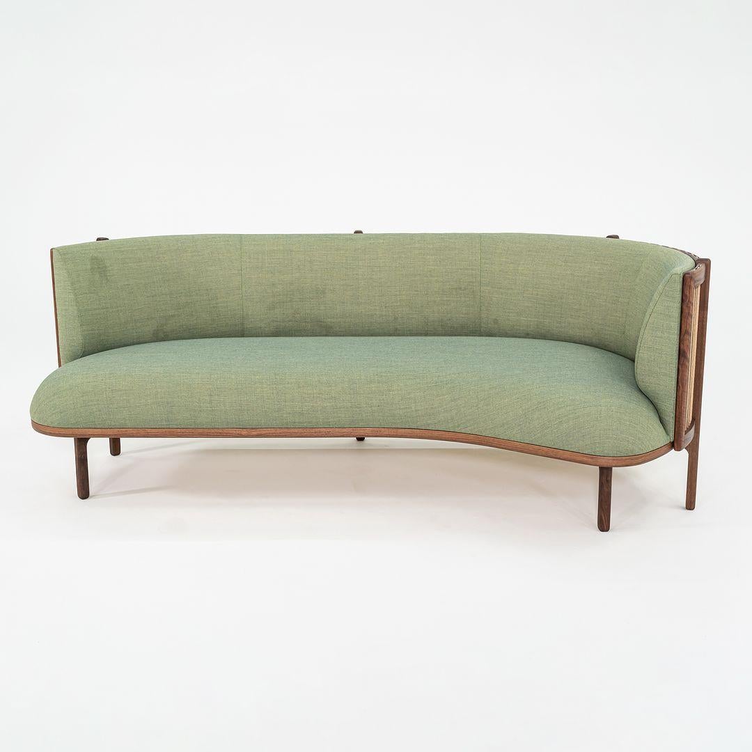 2024 Carl Hansen RF 1903R Sideways Sofa by Rikke Frost Walnut w/ Kvadrat Fabric For Sale 2