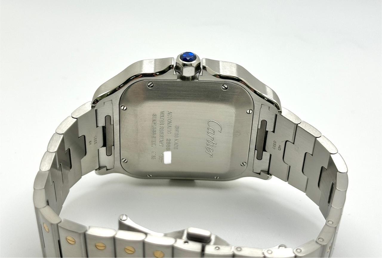 2024 Cartier Santos XL Cronografo W2SA0008 4183 Oro 18 carati Acciaio Box Paper in vendita 1