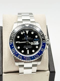 2024 CPO Rolex GMT Master II Batman 116710BLNR 40mm Black & Blue Stainless Steel