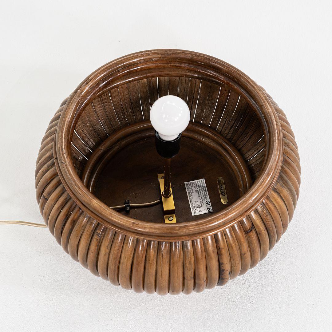 2024 Gabriella Crespi per Gubi Lampada da terra Bohemian 72 in rattan in vendita 3