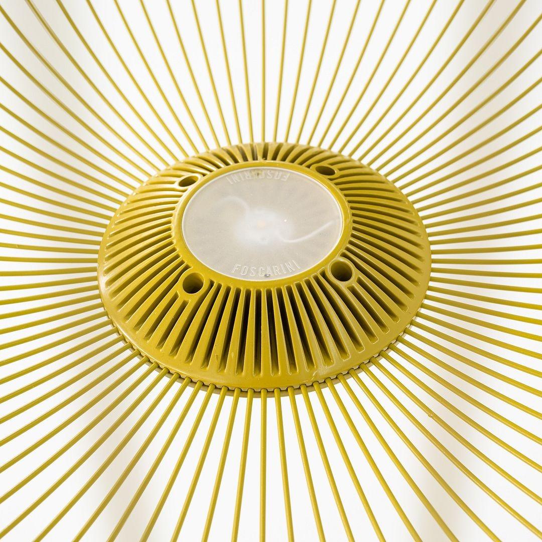 Aluminum 2024 Garcia Cumini for Foscarini Spokes 2 Large LED Suspension Lamp in Gold For Sale