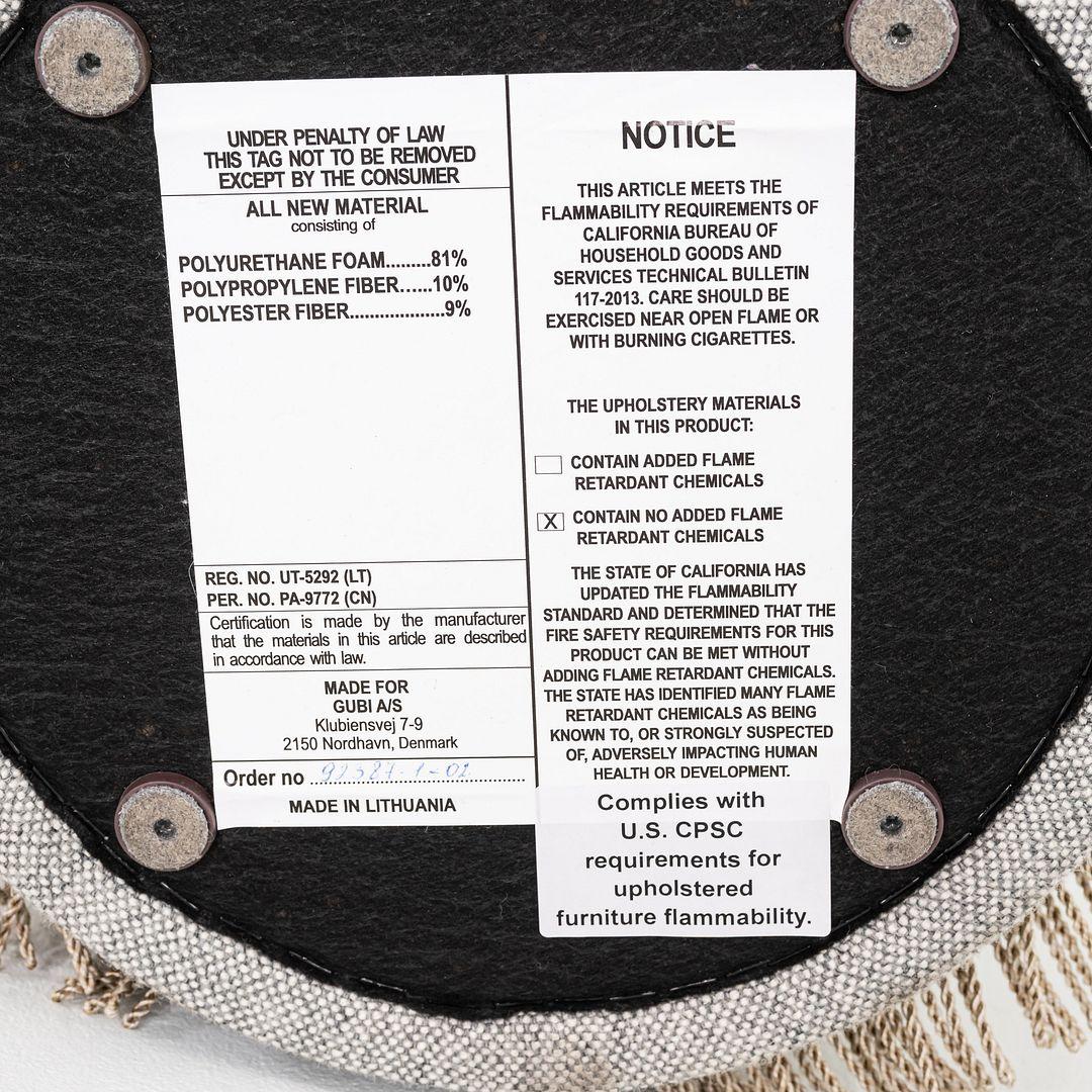 2024 Pouf Gubi in Hallingdal 65, Kvadrat Tappezzeria 4x Disponibile in vendita 3