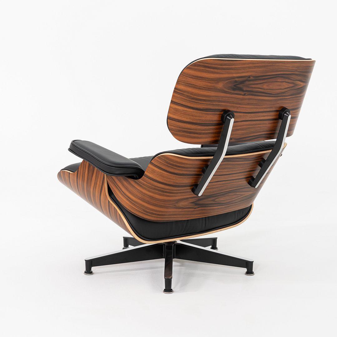 2024 Chaise longue et ottoman Eames d'Herman Miller en cuir noir en vente 1