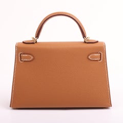 2024 Hermès Gold Epsom Mini Kelly II 20 GHW
