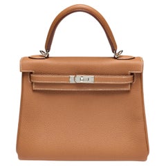 2024 Hermès Gold Togo Kelly 25 PHW