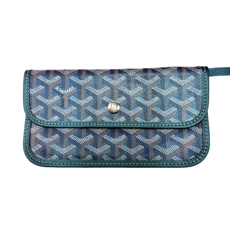 2024 Limited Edition Iridescent Blue Saint Louis Goyard Tote In Excellent Condition In Paris, FR