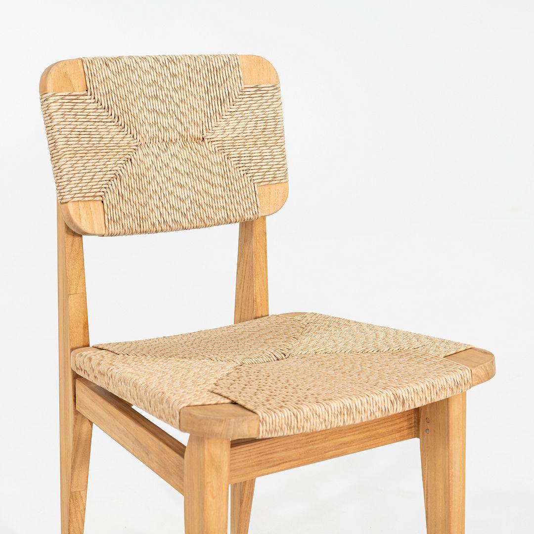Marcel Gascoin pour GUBI C-Chaise d'extérieur en teck naturel 2024 en vente 4