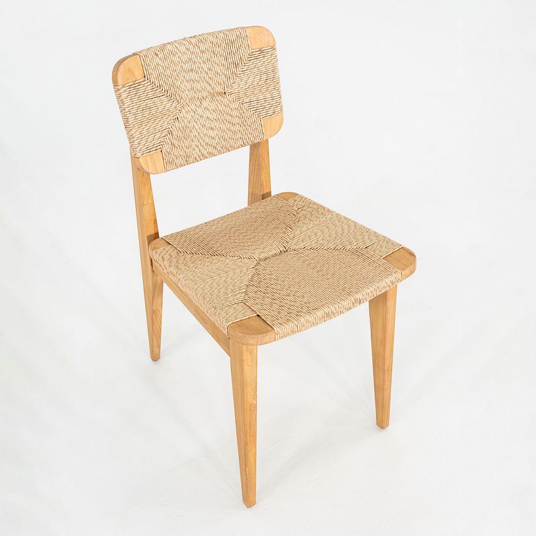 Teck Marcel Gascoin pour GUBI C-Chaise d'extérieur en teck naturel 2024 en vente