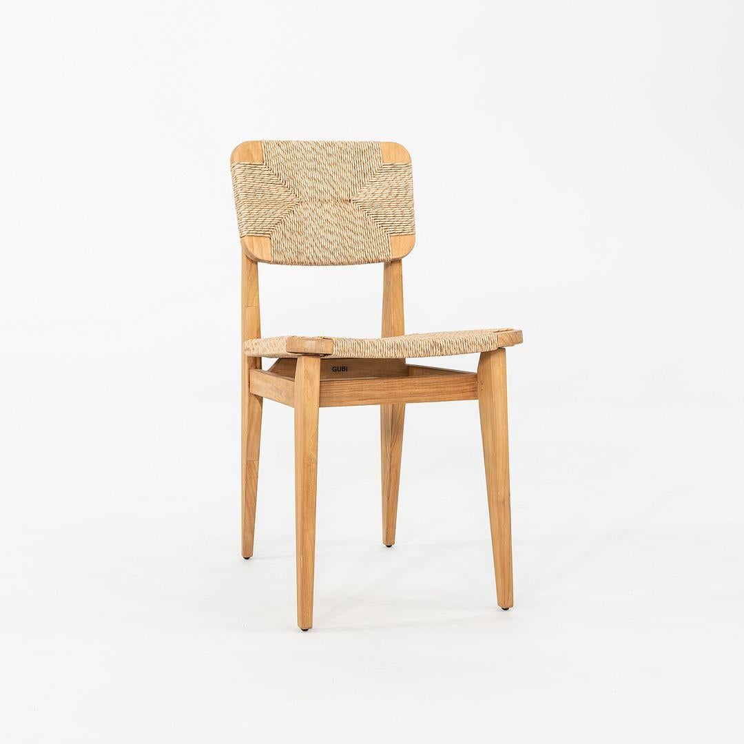 Marcel Gascoin pour GUBI C-Chaise d'extérieur en teck naturel 2024 en vente 1