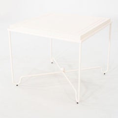 2024 Mathieu Mategot para GUBI Mesa de comedor Tropique en blanco clásico semimate