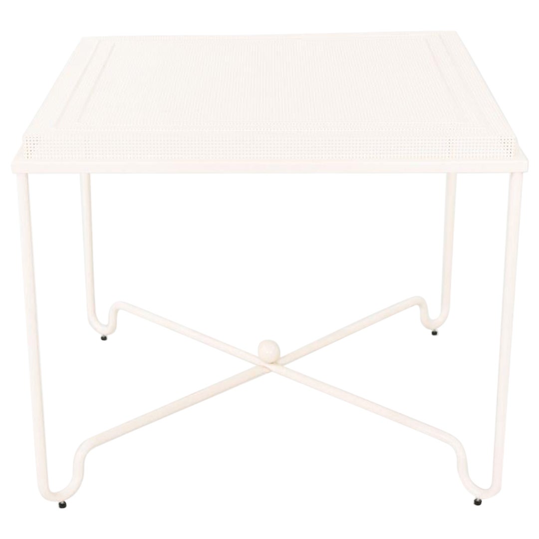 2024 Mathieu Mategot for GUBI Tropique Dining Table in Classic White Semi Matte