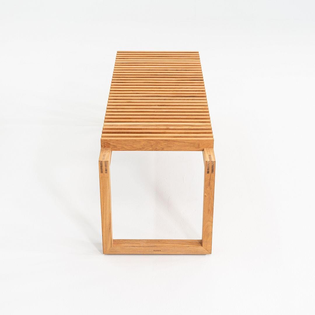 2024 Niels Hvass für Fritz Hansen / Skagerak Cutter Bench aus Teakholz im Angebot 4