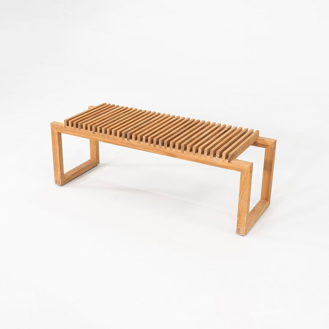 2024 Niels Hvass für Fritz Hansen / Skagerak Cutter Bench aus Teakholz (Moderne) im Angebot