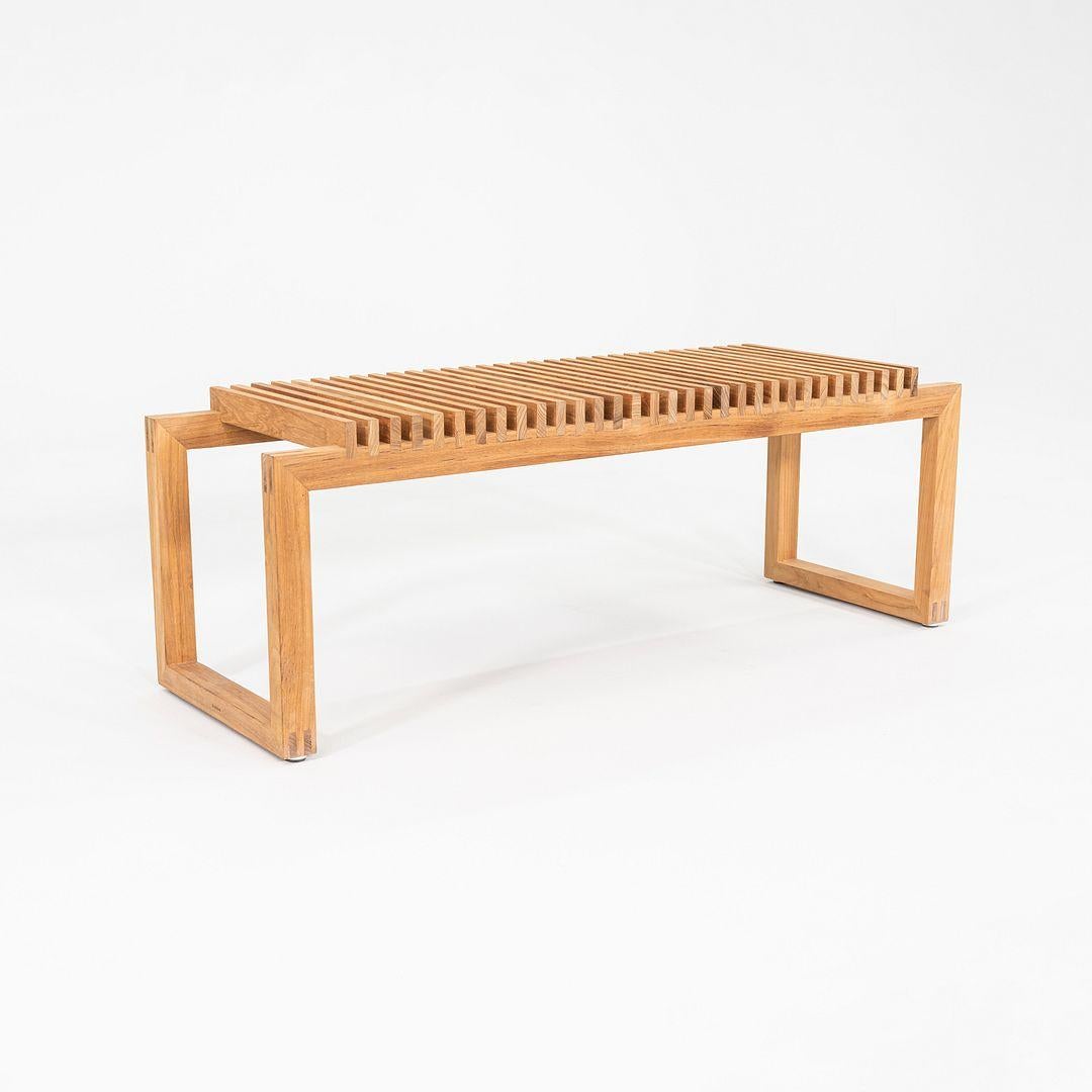 2024 Niels Hvass für Fritz Hansen / Skagerak Cutter Bench aus Teakholz im Zustand „Gut“ im Angebot in Philadelphia, PA