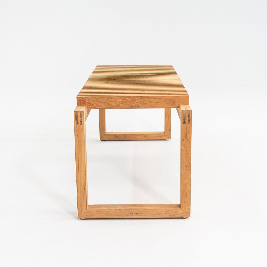 2024 Niels Hvass für Fritz Hansen / Skagerak Cutter Bench aus Teakholz im Angebot 3