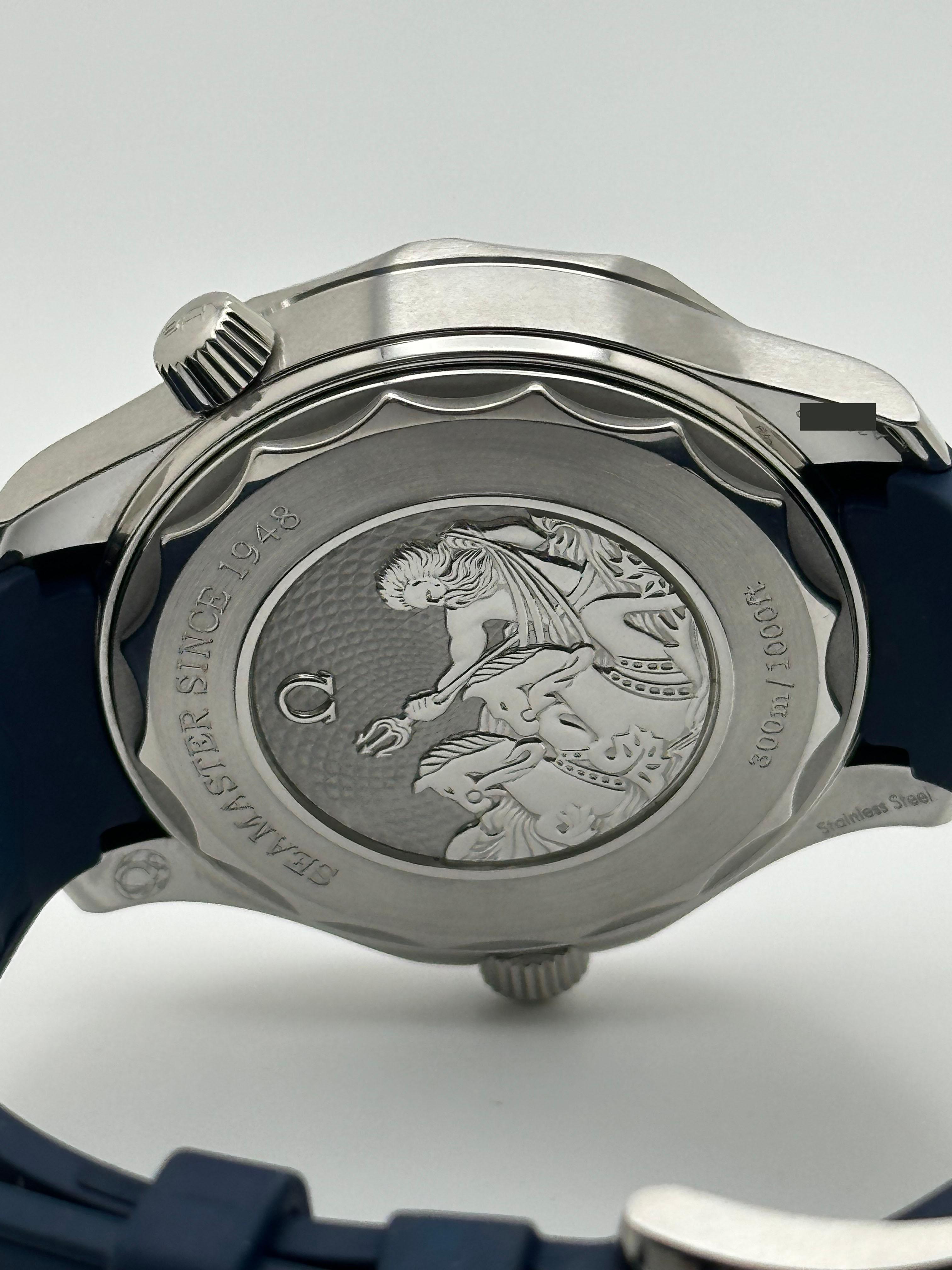 2024 Omega 210.32.42.20.03.002 Seamaster Verano Esfera Azul Caja Inoxidable Papel en venta 2
