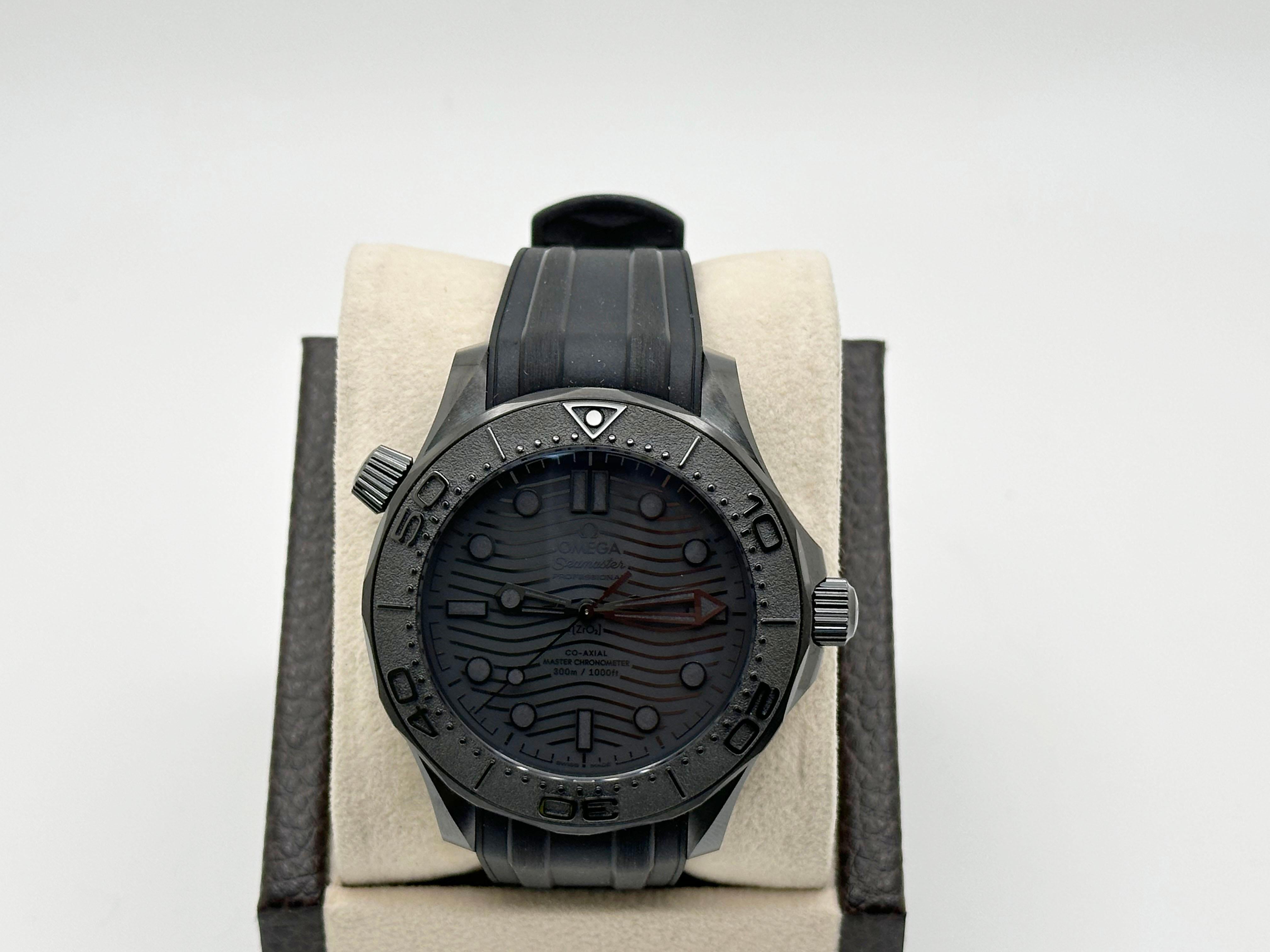 Style Number: 210.92.44.20.01.003



Year: 2024

 

Model: Omega Seamaster Diver 300M

 

Case Material: Black Ceramic Case

 

Band: Black Rubber

 

Bezel: Black Ceramic 

 

Dial: Black Dial 

 

Face: Sapphire Crystal 

 

Case Size: 43.5mm 

