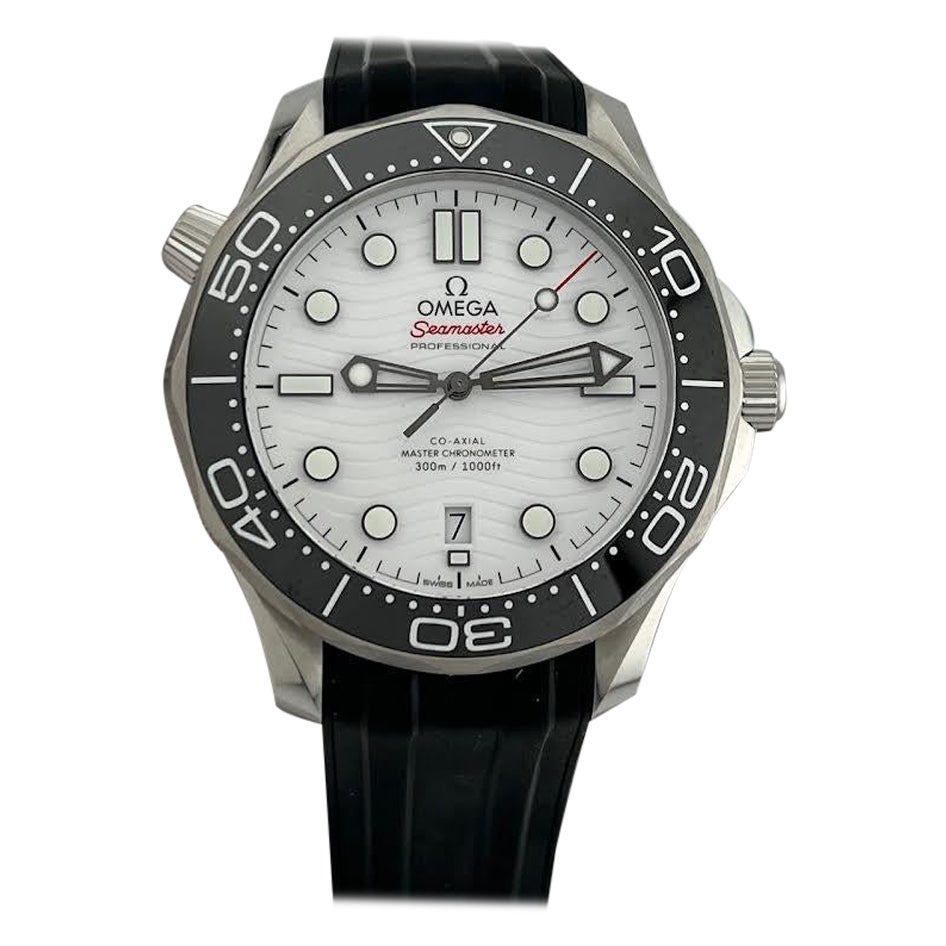 2024 OMEGA Seamaster Diver 300M 210.32.42.20.04.001 42mm White Dial Box Paper For Sale