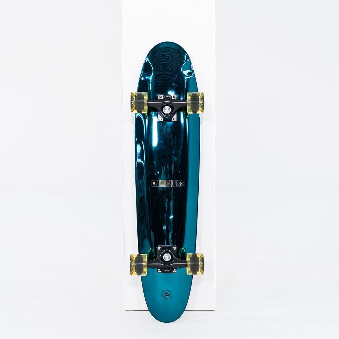 Skateboard Oskar Zieta pour Zieta Bolid en acier inoxydable bleu 2024 en vente 4