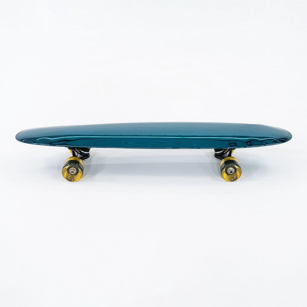 Acier inoxydable Skateboard Oskar Zieta pour Zieta Bolid en acier inoxydable bleu 2024 en vente