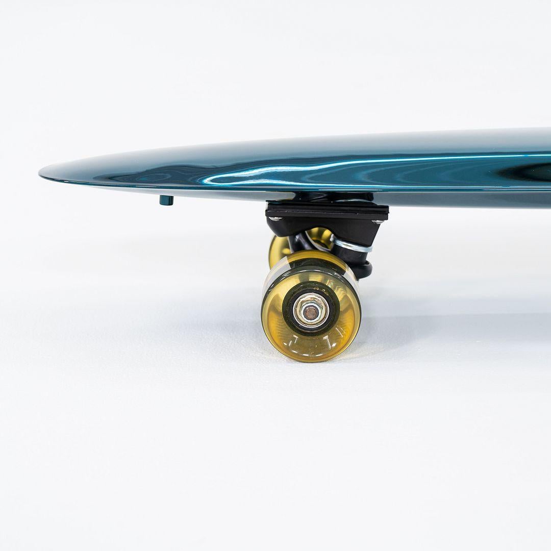 Skateboard Oskar Zieta pour Zieta Bolid en acier inoxydable bleu 2024 en vente 2